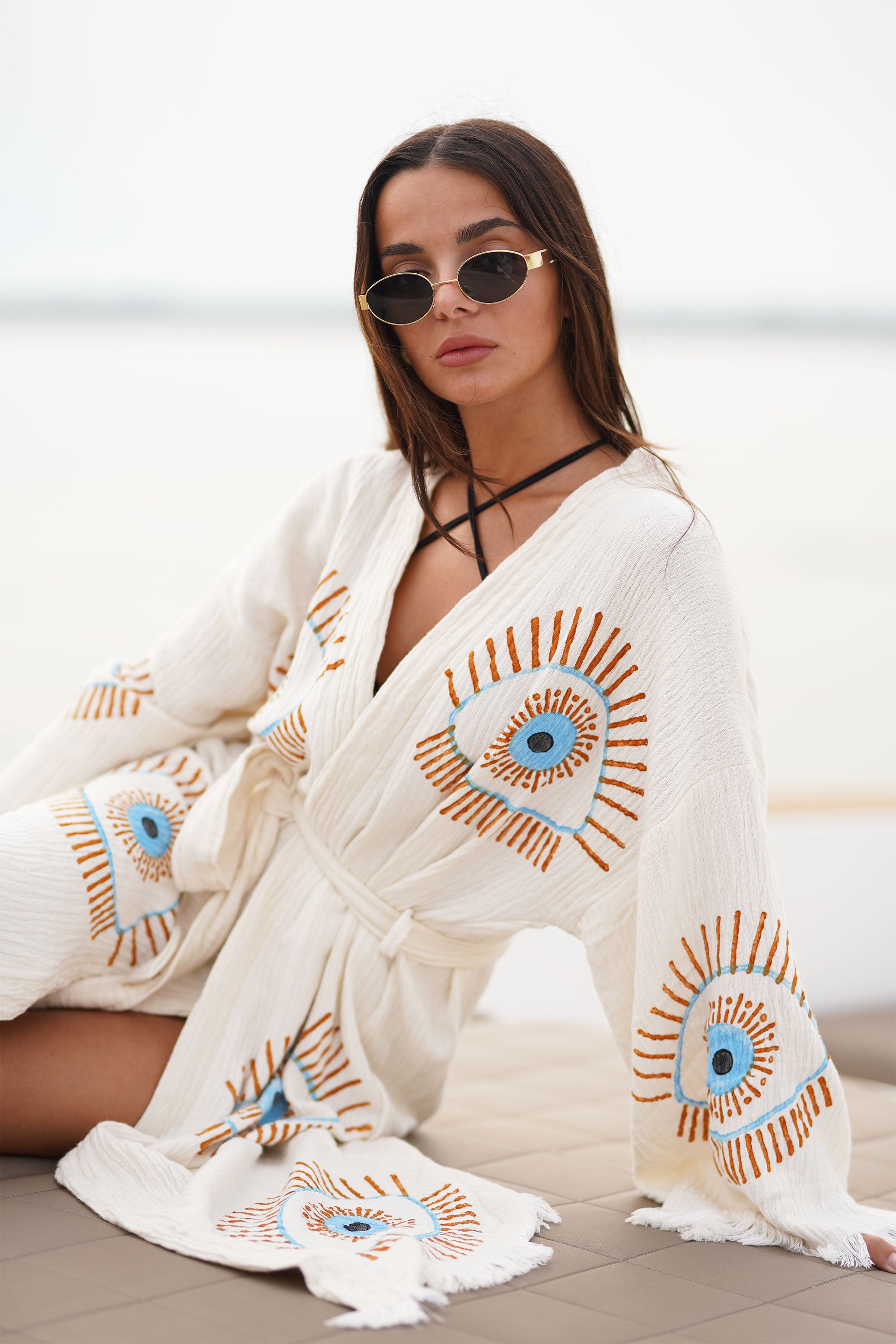 Santorini Kimono